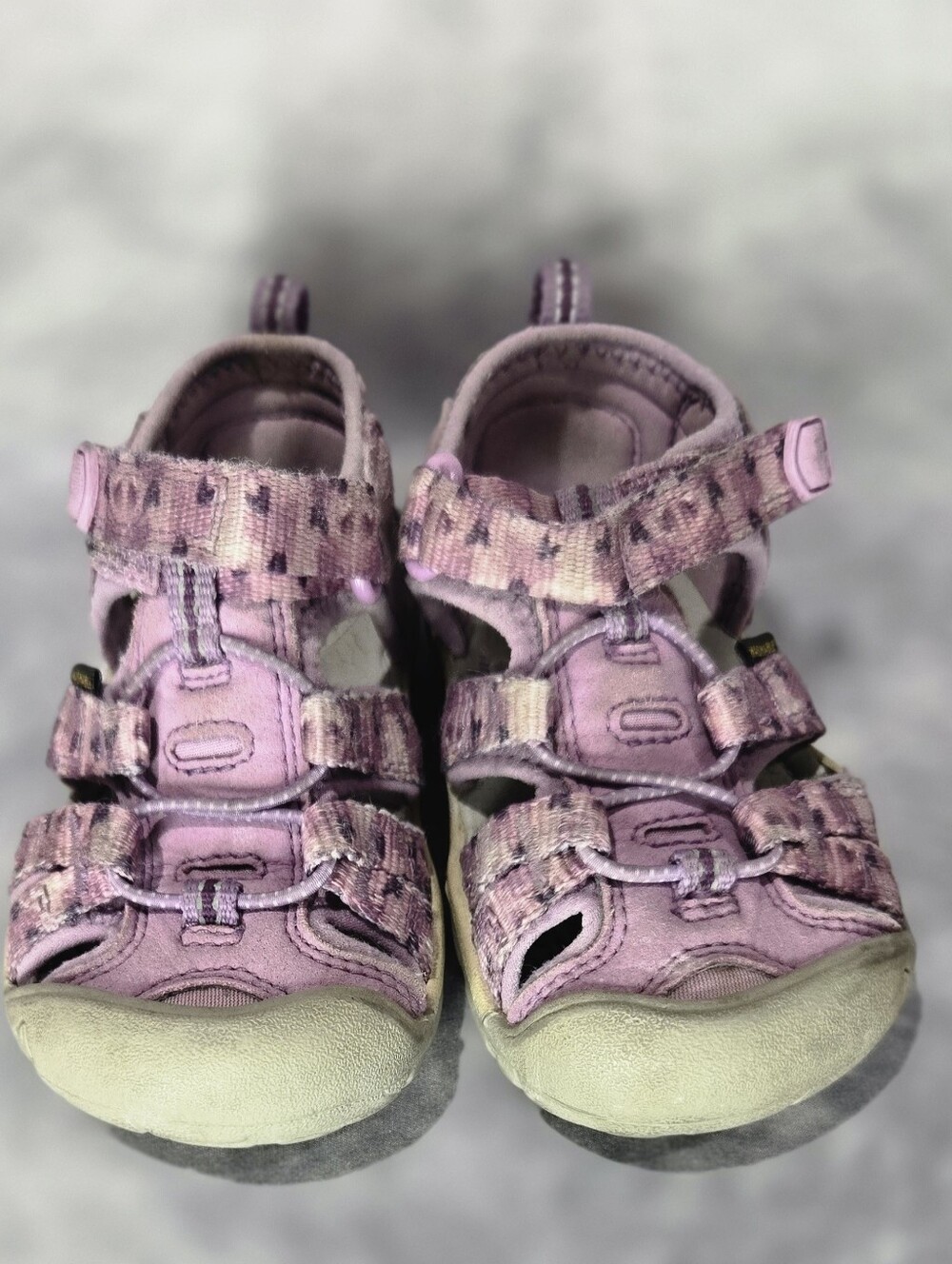 Keen Kids Purple/Pink Patterned Closed-Toe Sandals